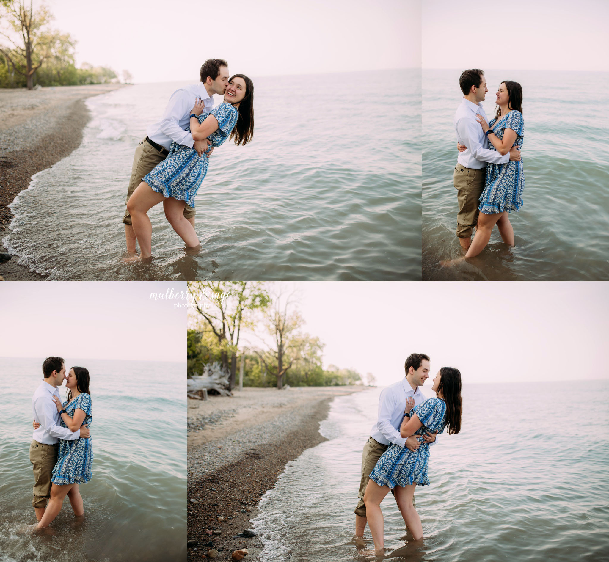 Lakeport Beach Engagement Photography