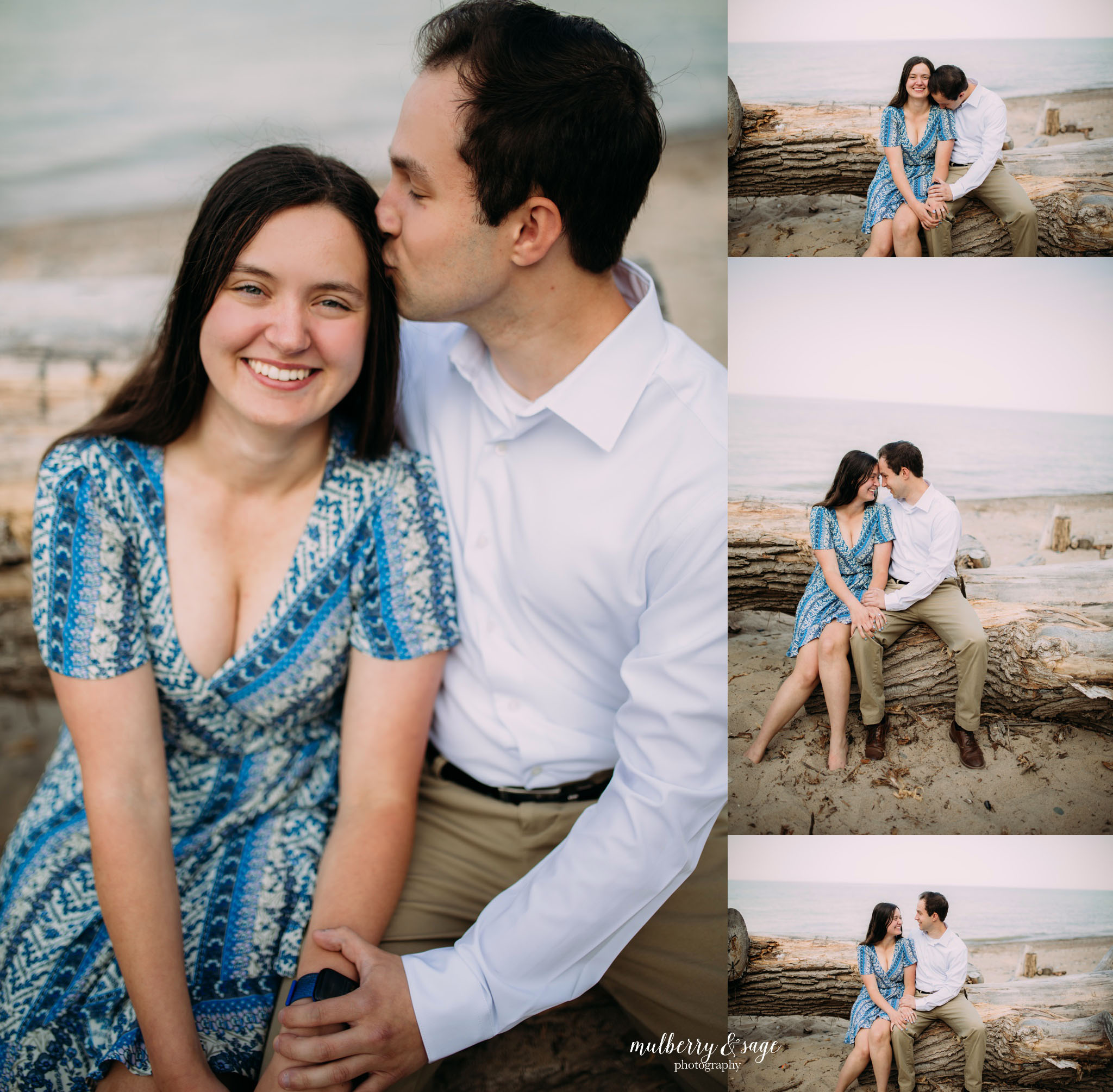 Lakeport Beach Engagement Photography