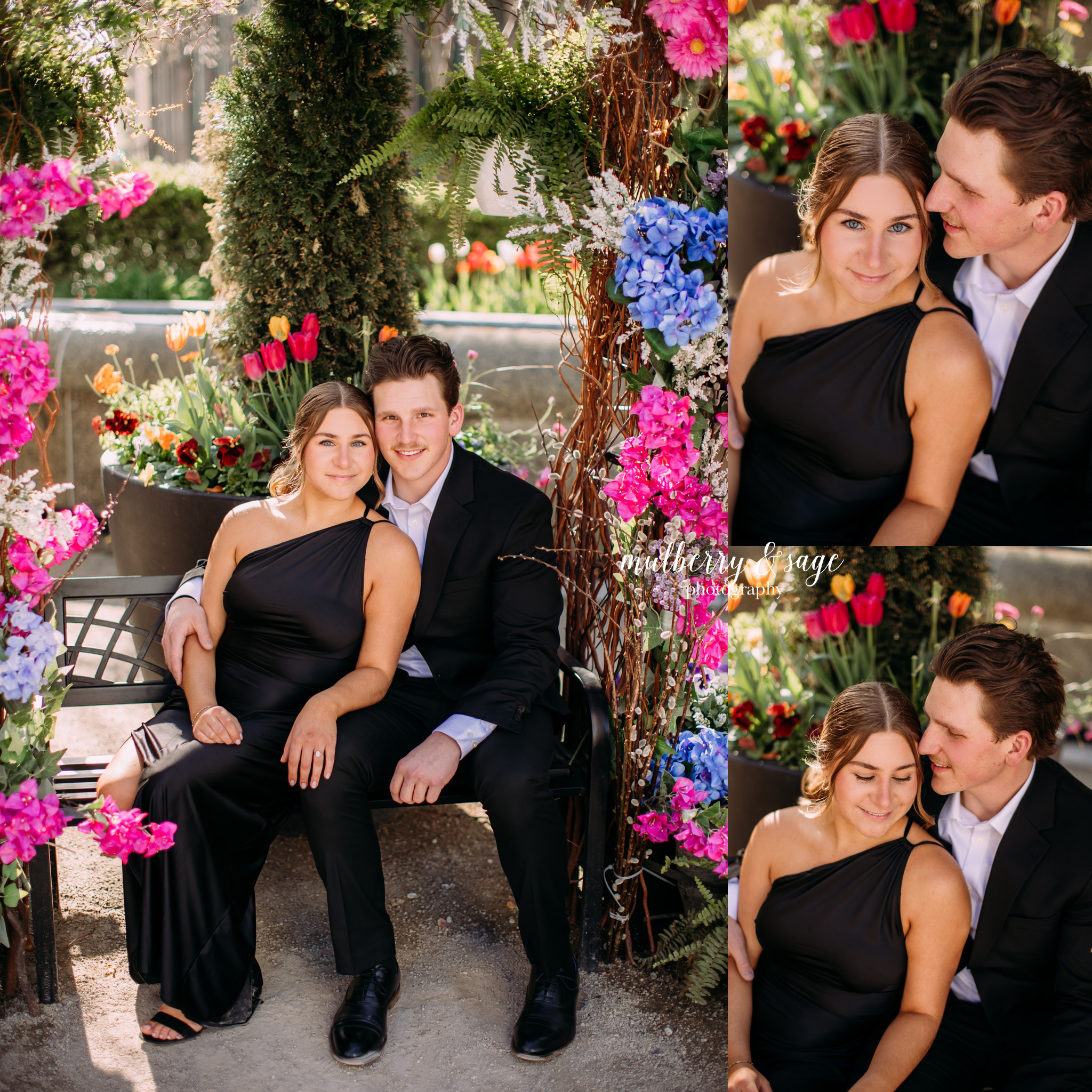 downtown detroit engagement session