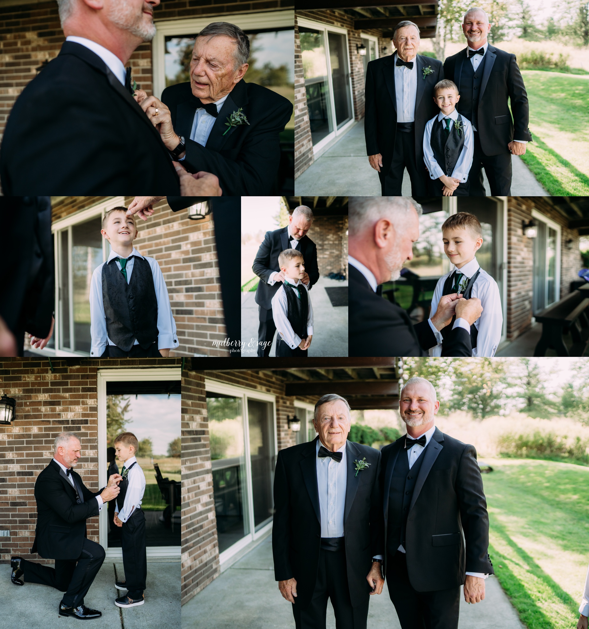 blue water area wedding photography