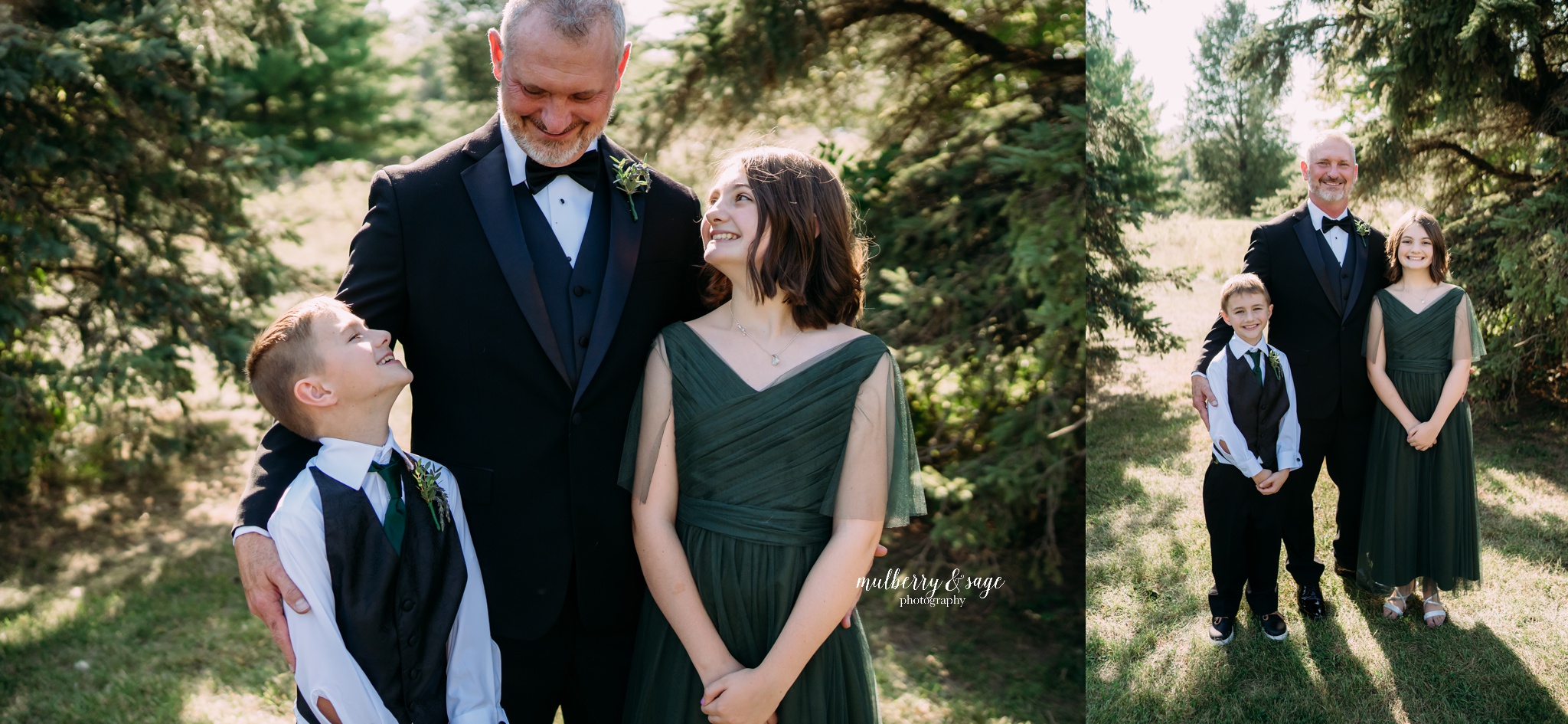 blue water area wedding photography