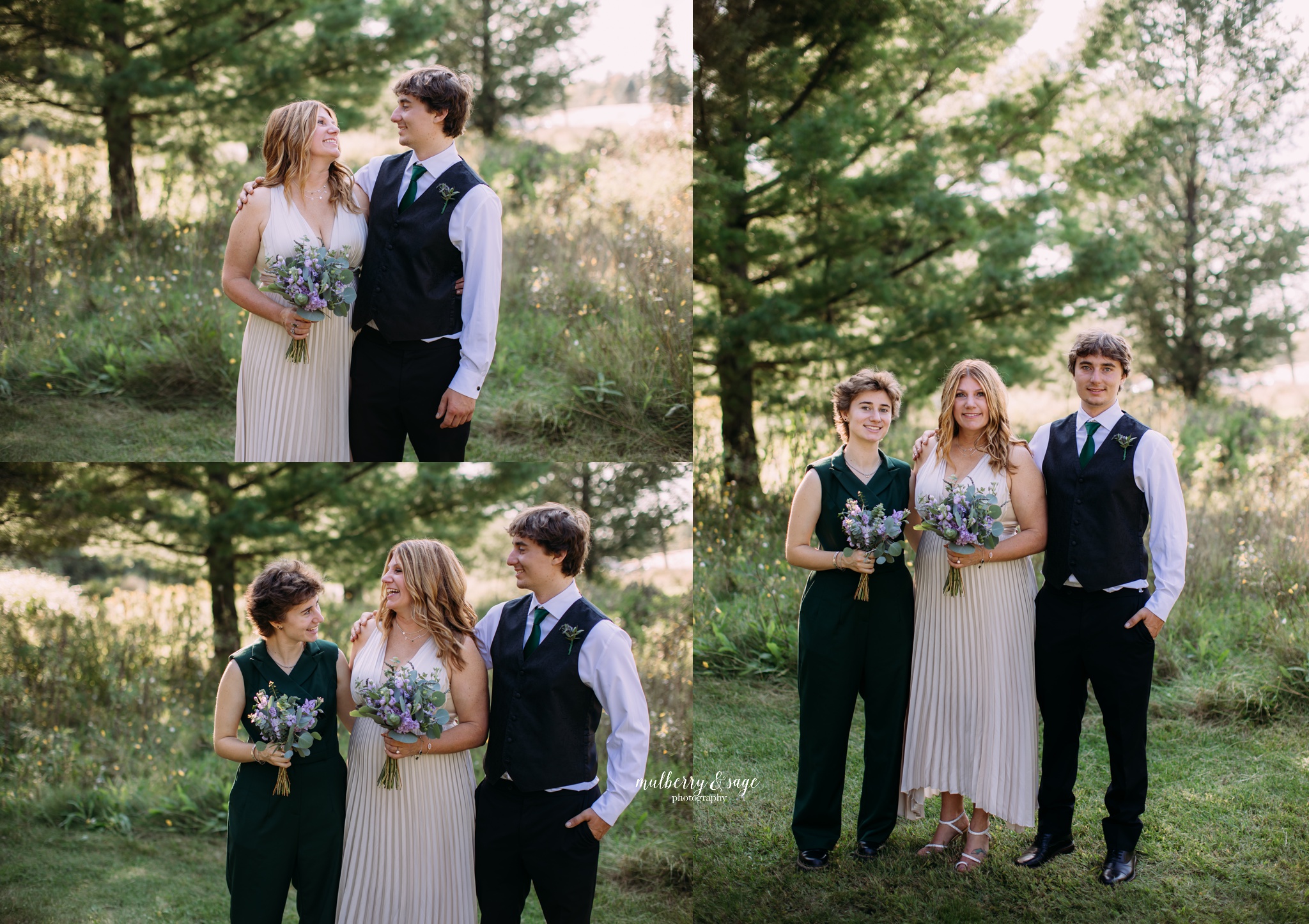 blue water area wedding photography