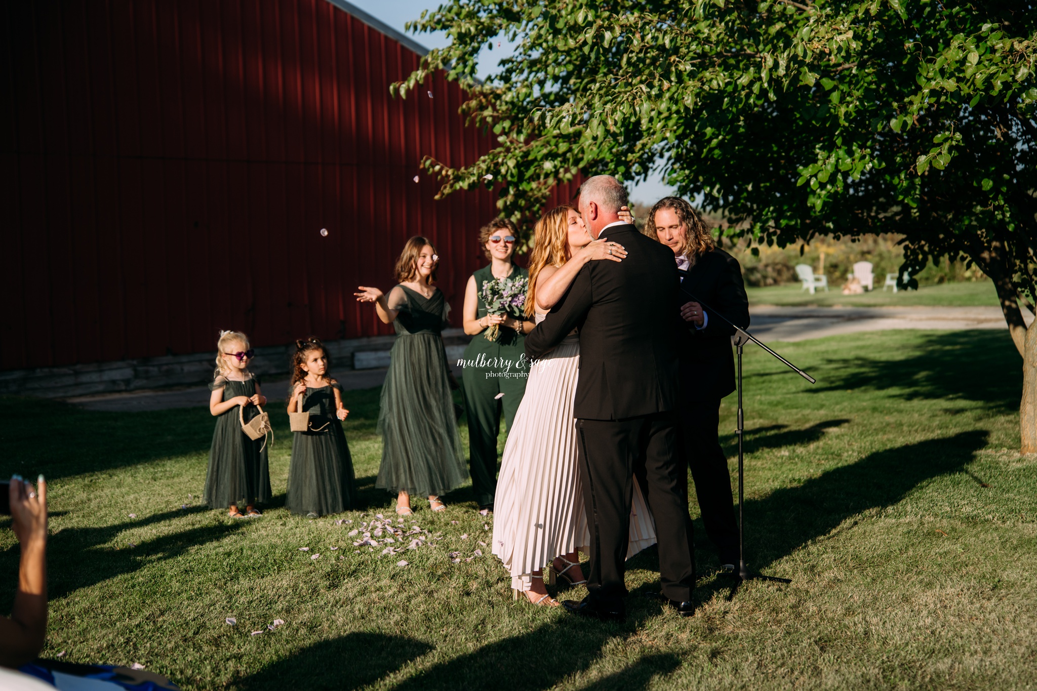 blue water area wedding photography